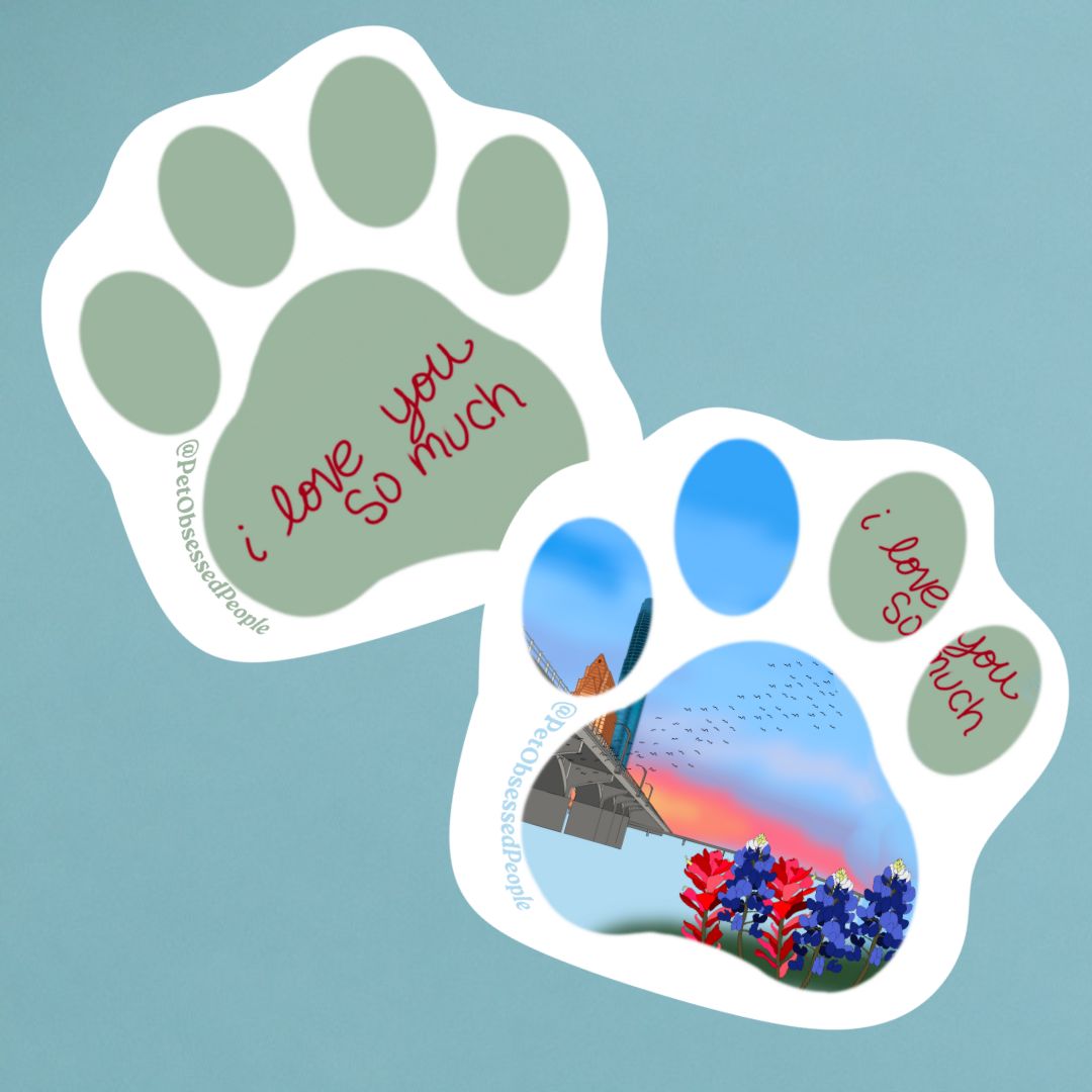 Pawstin Stickers