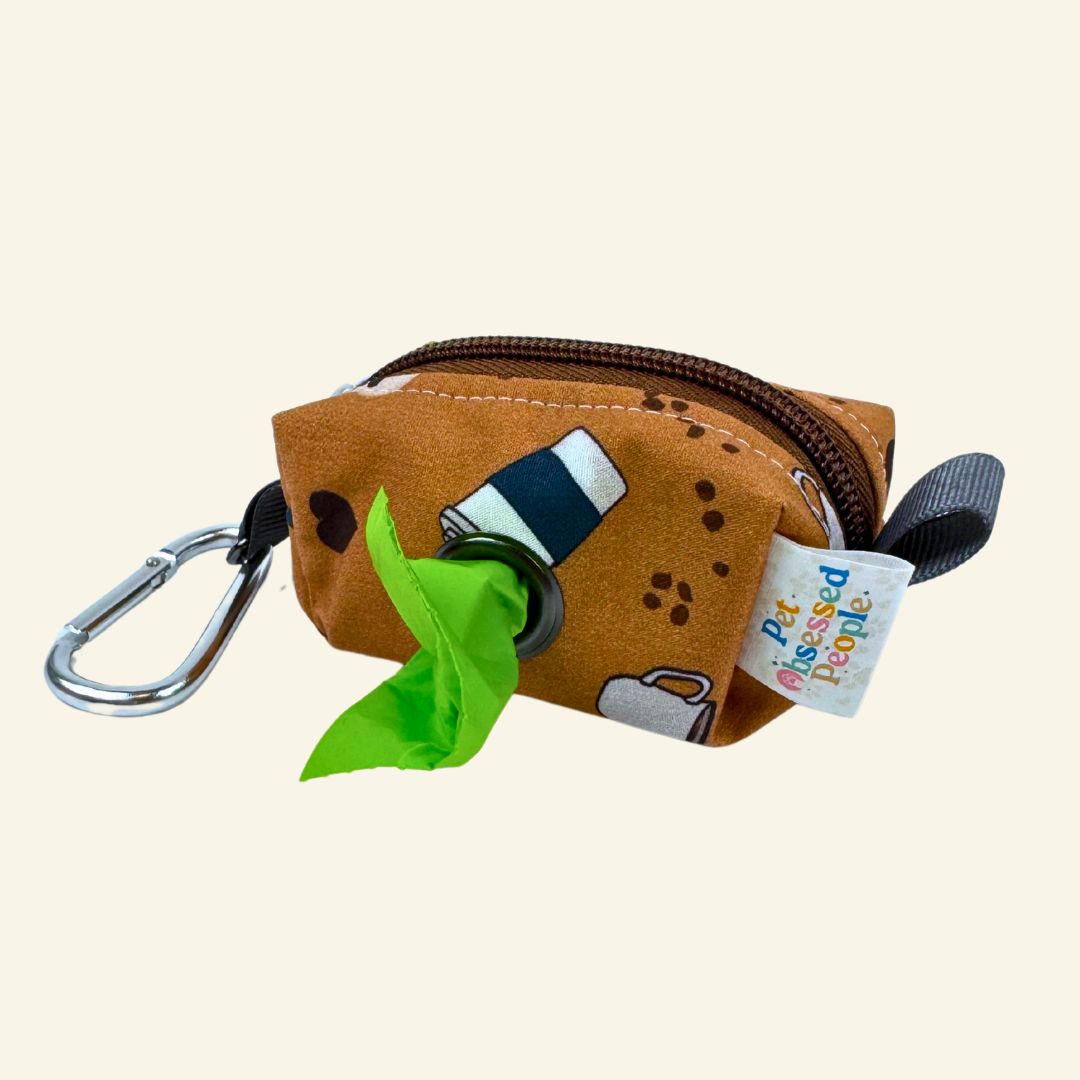 Coffee Pawnoisseur Hands Free Dog Poop Bag Holder