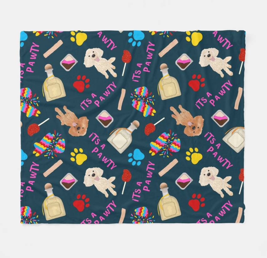 Custom Pet Blanket - Personalized Blanket