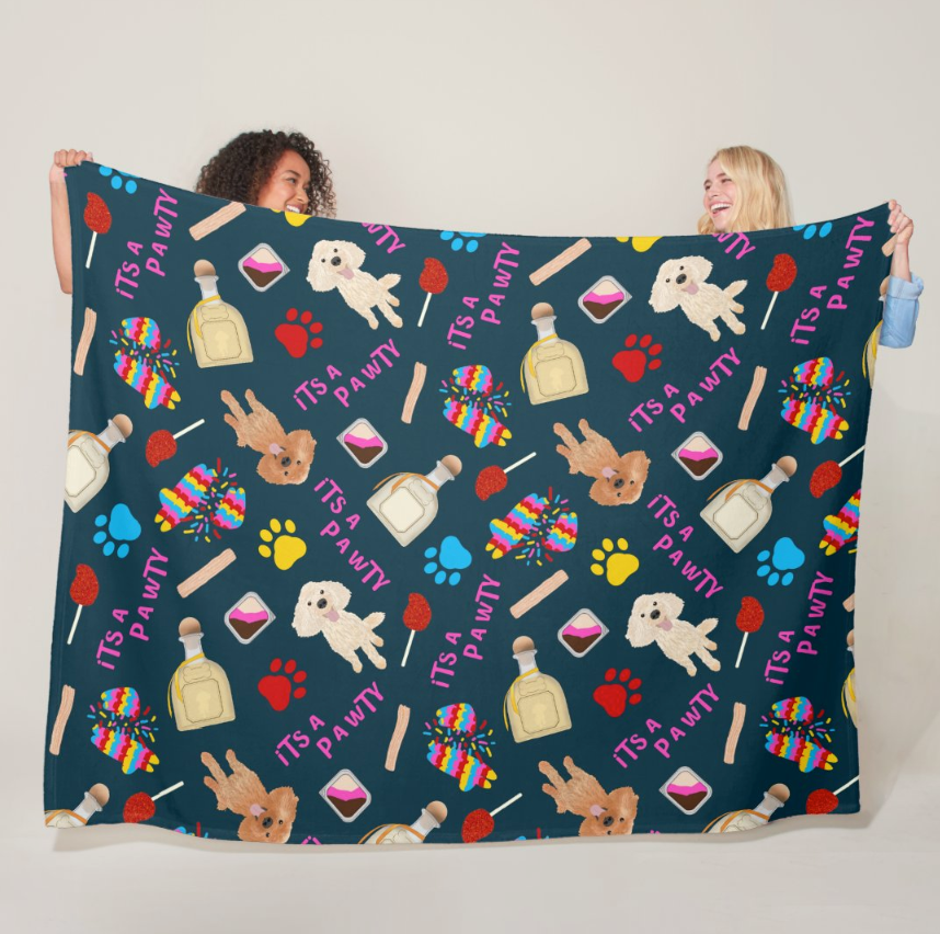 Custom Pet Blanket - Personalized Blanket