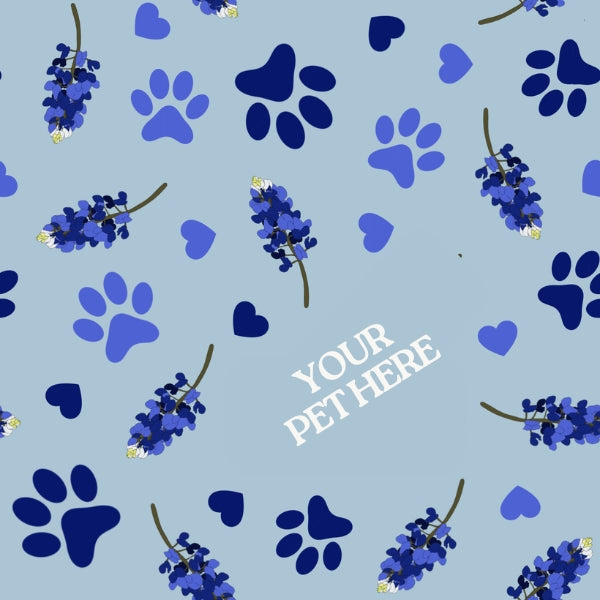 Custom Pet Portrait + Pre Drawn Pet Pattern - Most Popluar