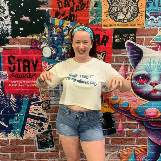 Sorry I Can't I'm An Indoor Cat Cotton Crop