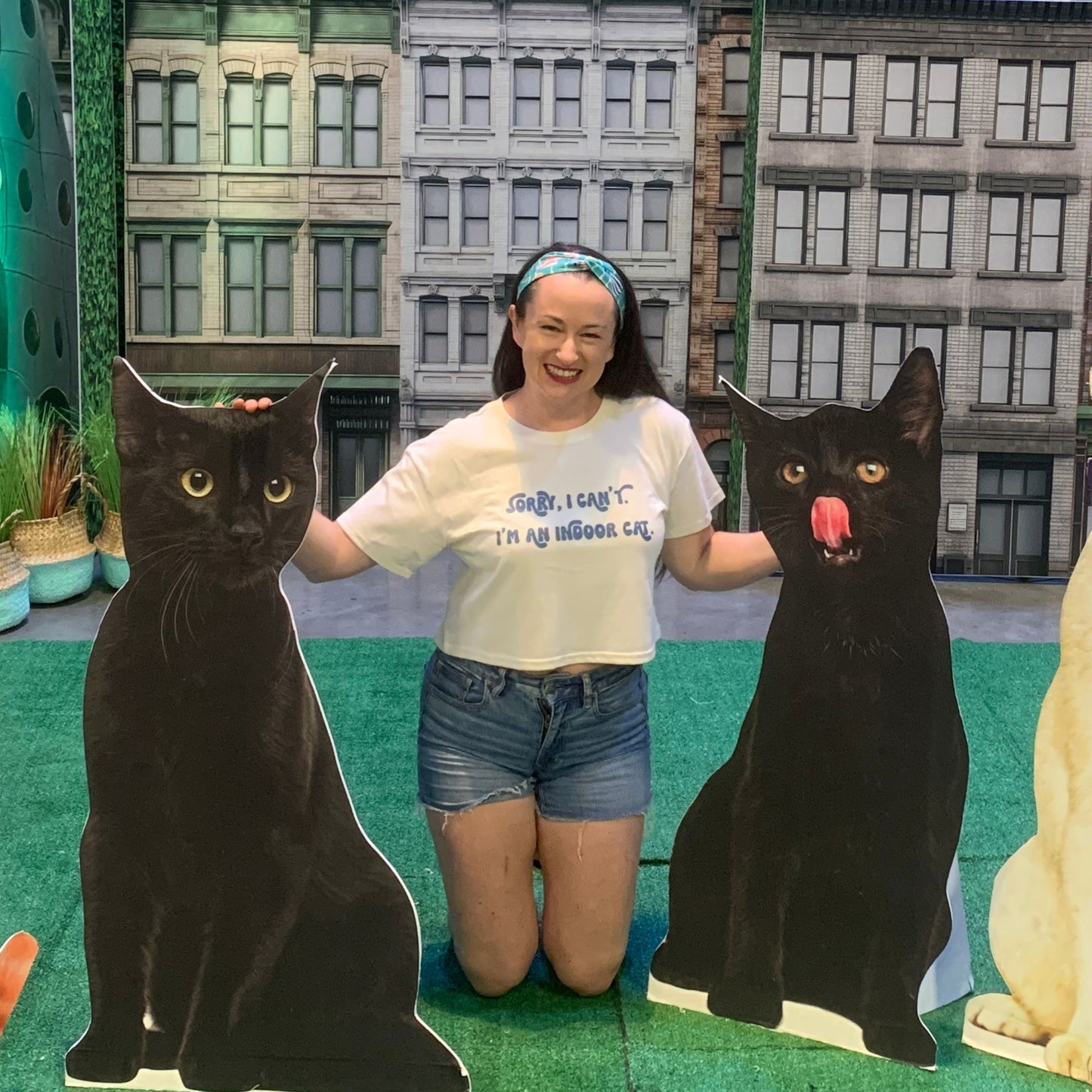 Sorry I Can't I'm An Indoor Cat Cotton Crop