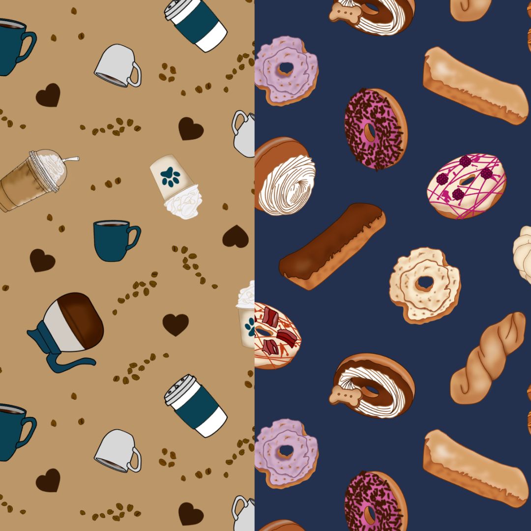 Coffee and Donut Patterns