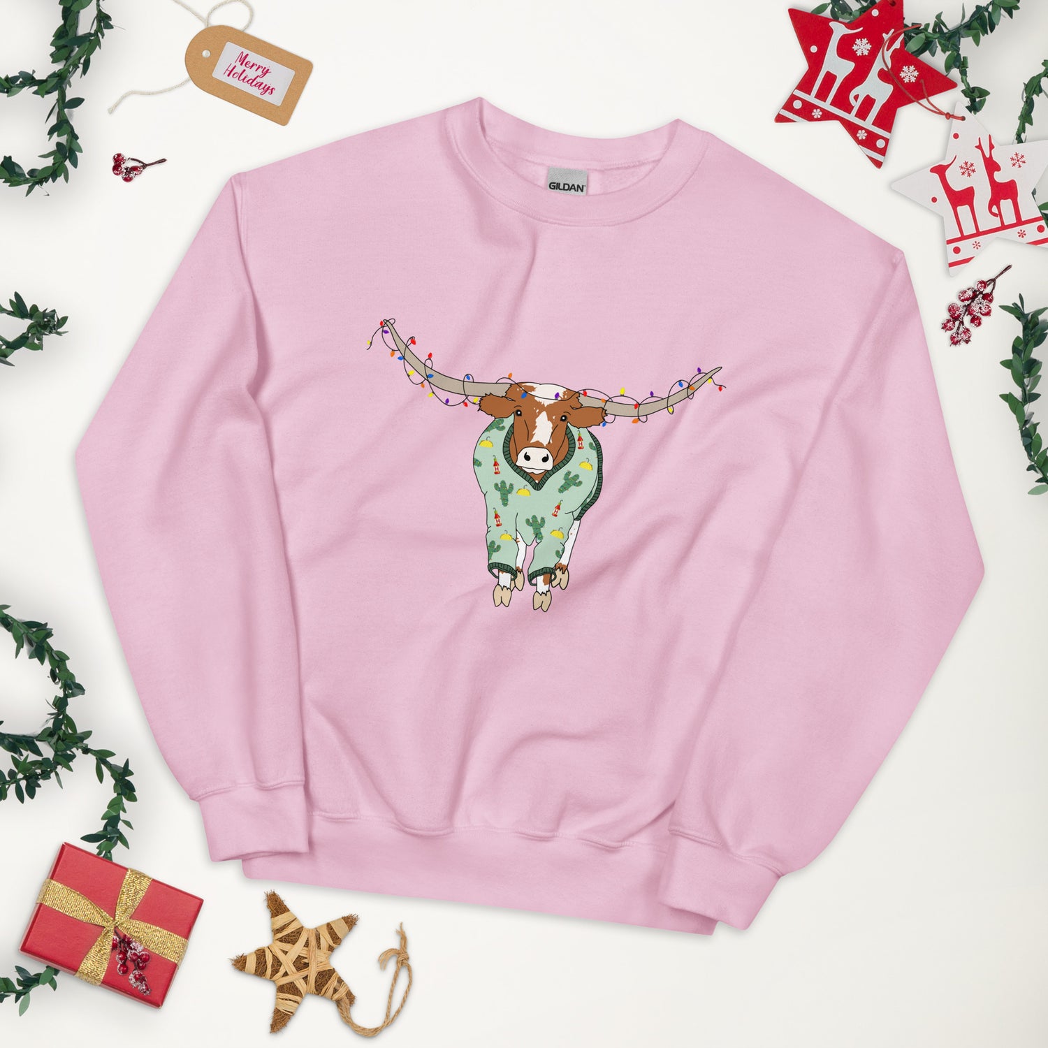 Ugly Christmas Sweater Longhorn