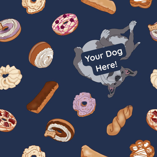 Foodie Pre Drawn Pet Patterns