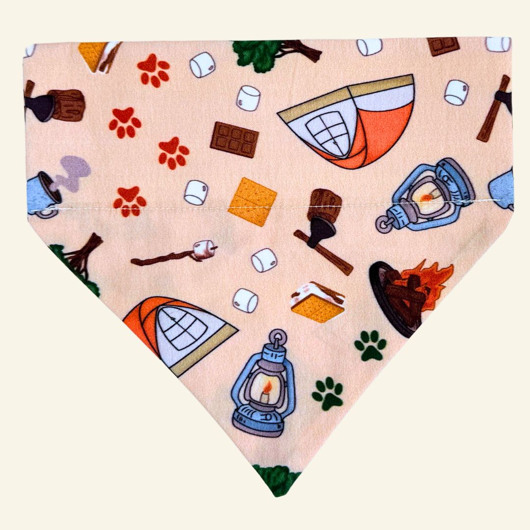 Let's Go Camping Pet Bandanas