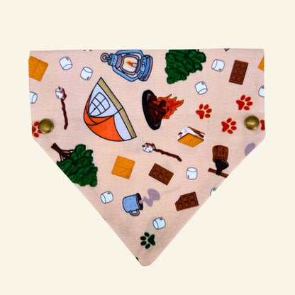 Let's Go Camping Pet Bandanas