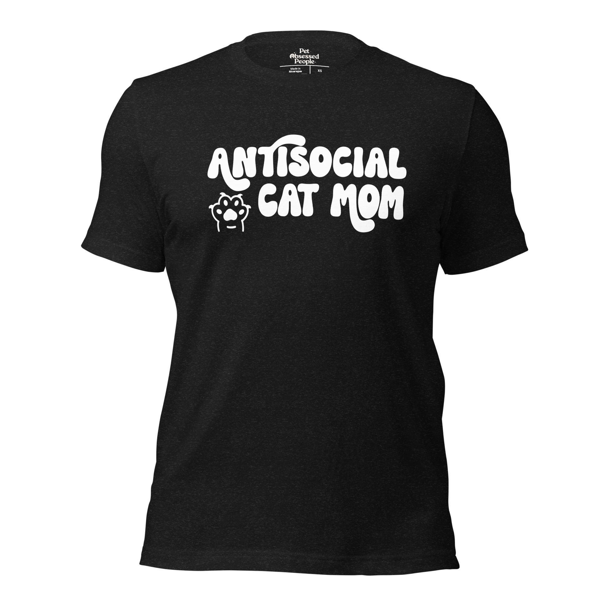 Antisocial_Cat mom_tee | Pet Obsessed People