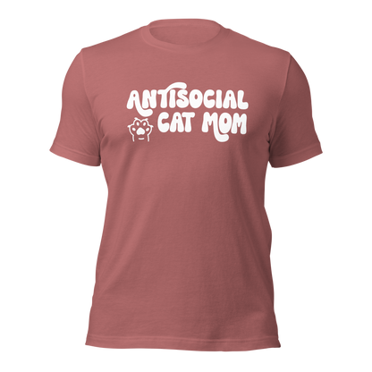 Antisocial_Cat mom_tee | Pet Obsessed People