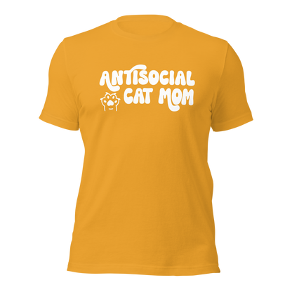 Antisocial_Cat mom_tee | Pet Obsessed People