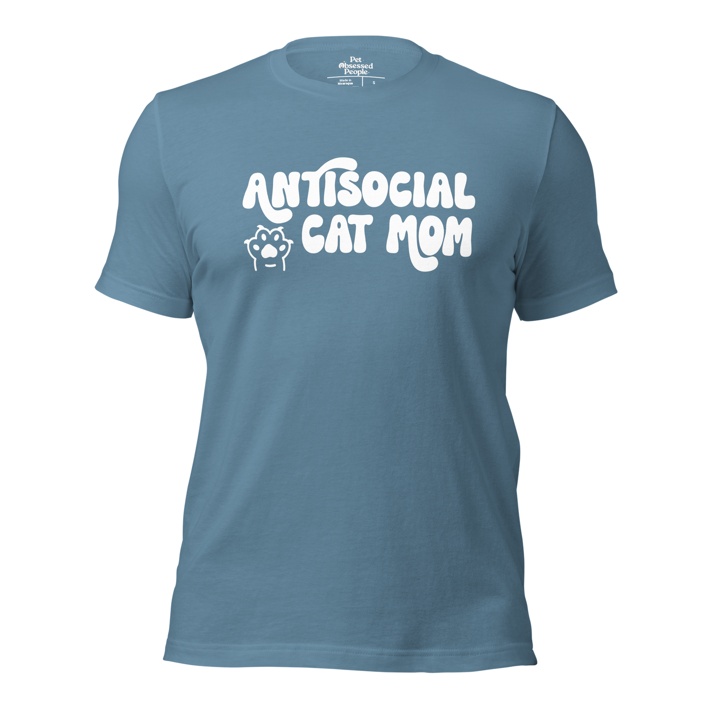 Antisocial_Cat mom_tee | Pet Obsessed People