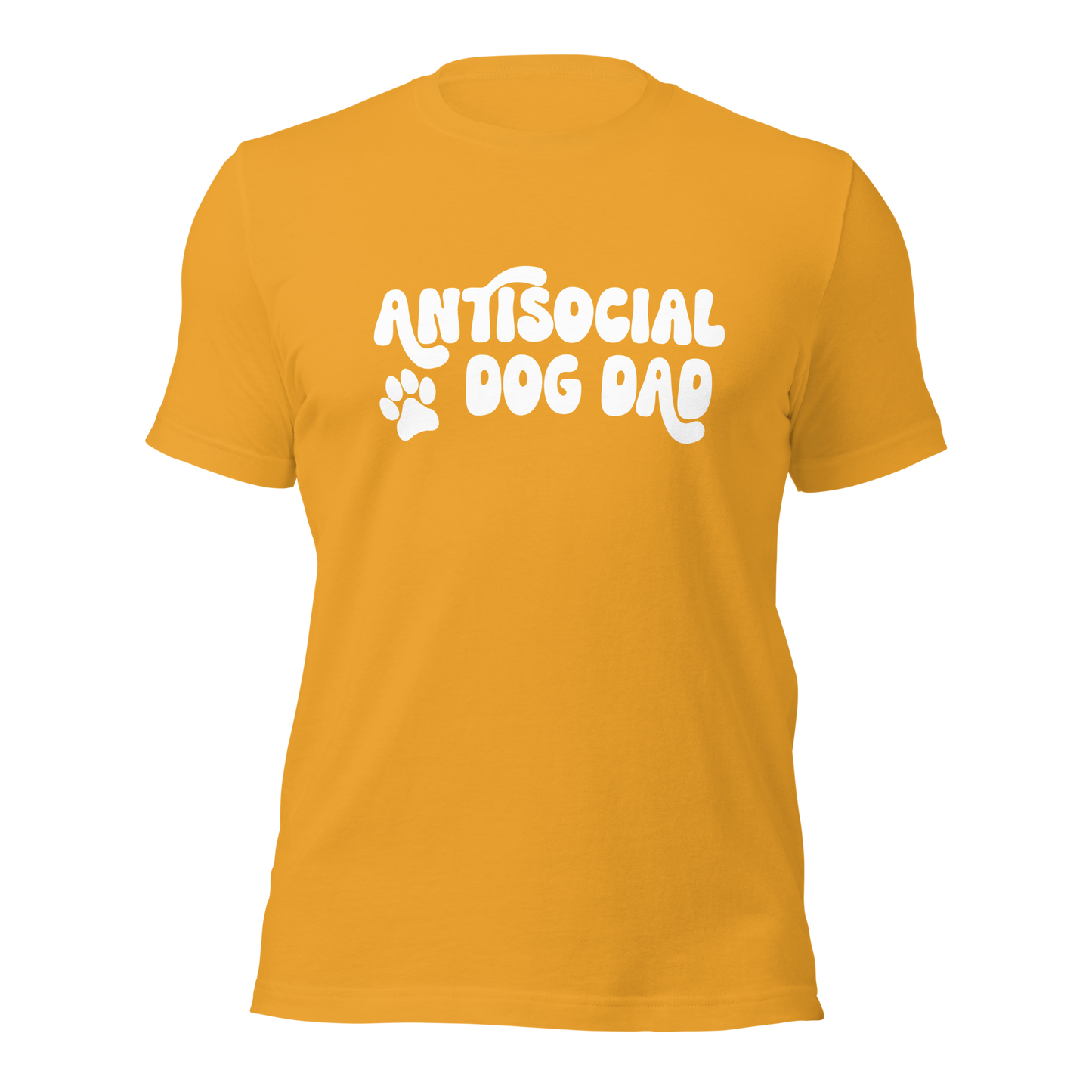 Antisocial Dog Dad Tee | dog parent shirt | pet obsessed people