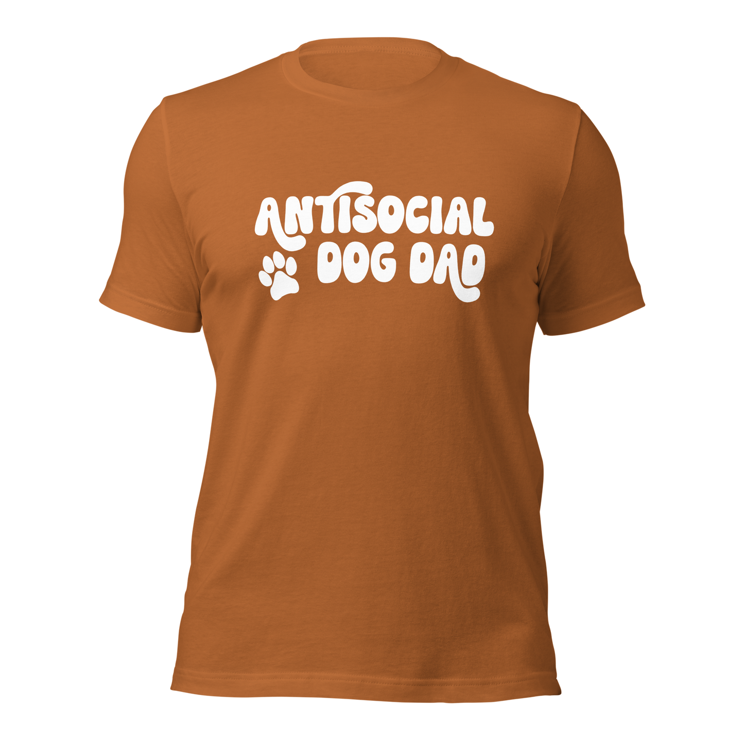 Antisocial Dog Dad Tee | dog parent shirt | pet obsessed people