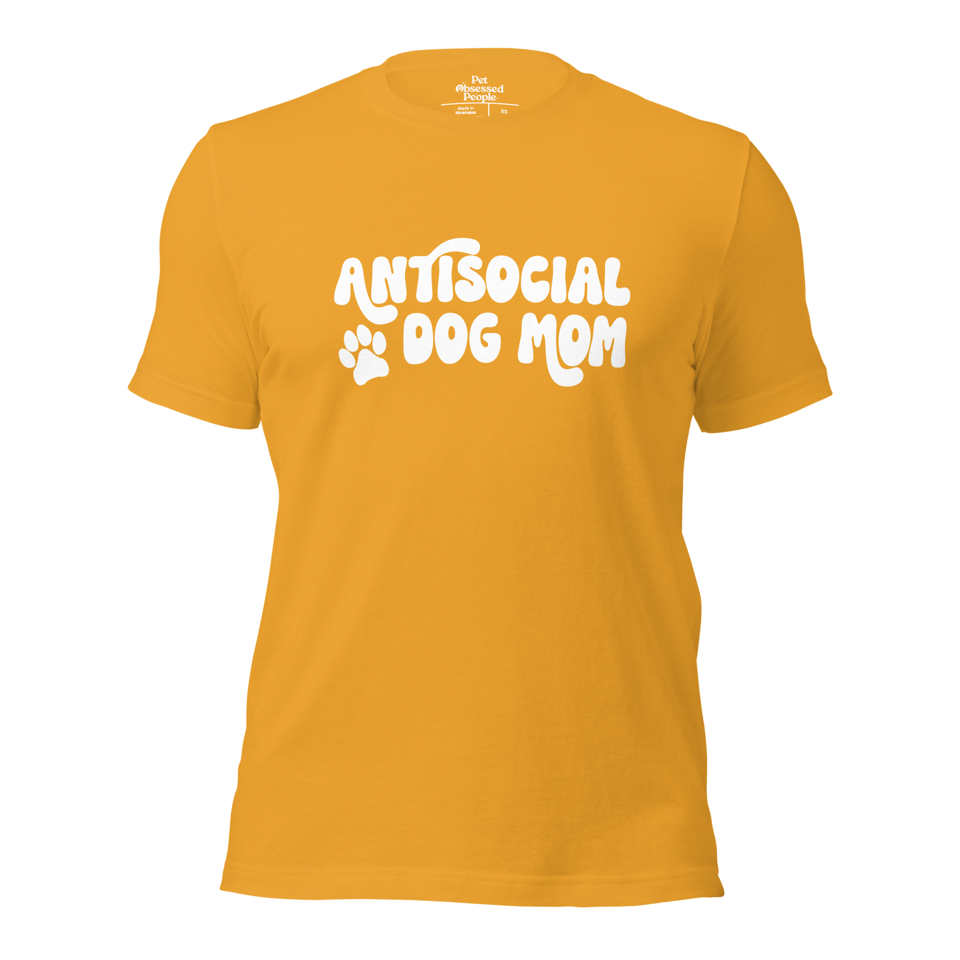Antisocial Dog Mom | Pet Obsessed People | Dog Parent Tee
