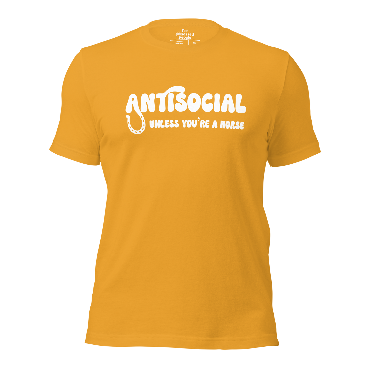 Antisocial Unless You're A Horse Unisex Tee