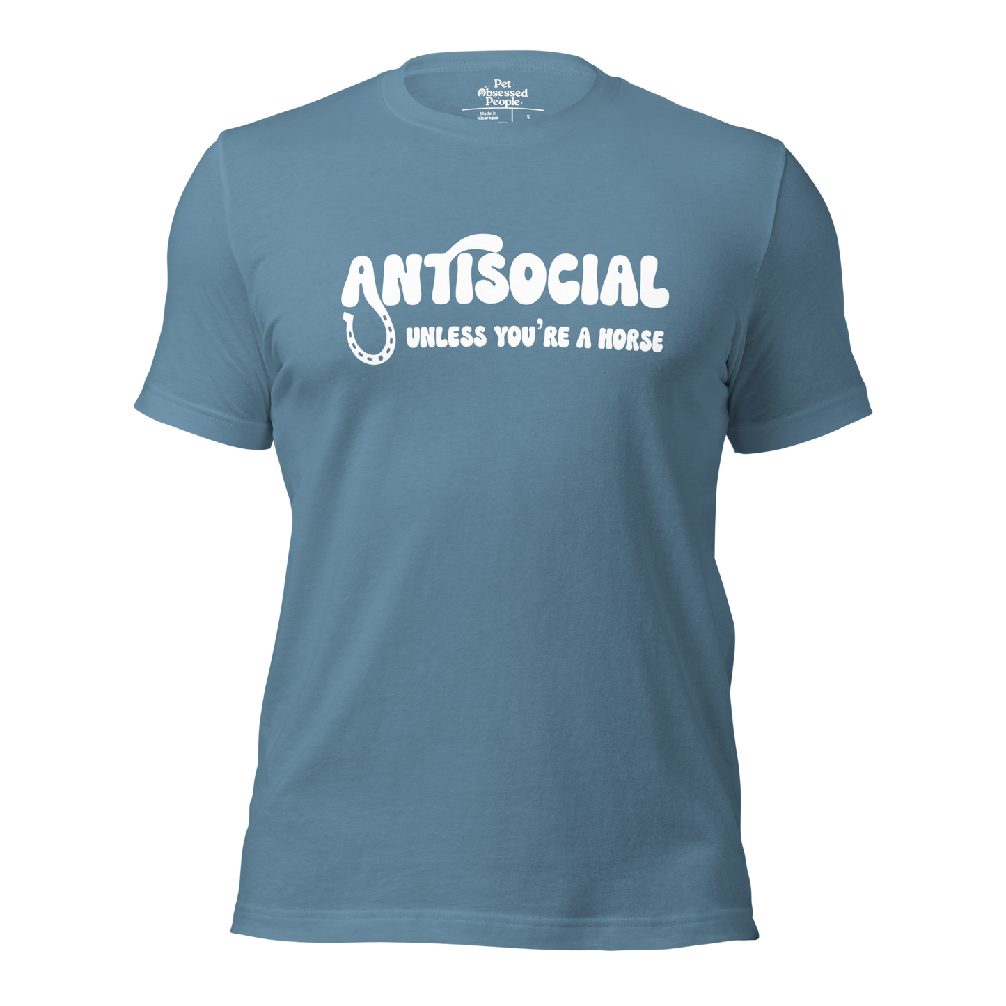 Antisocial Unless You're A Horse Unisex Tee