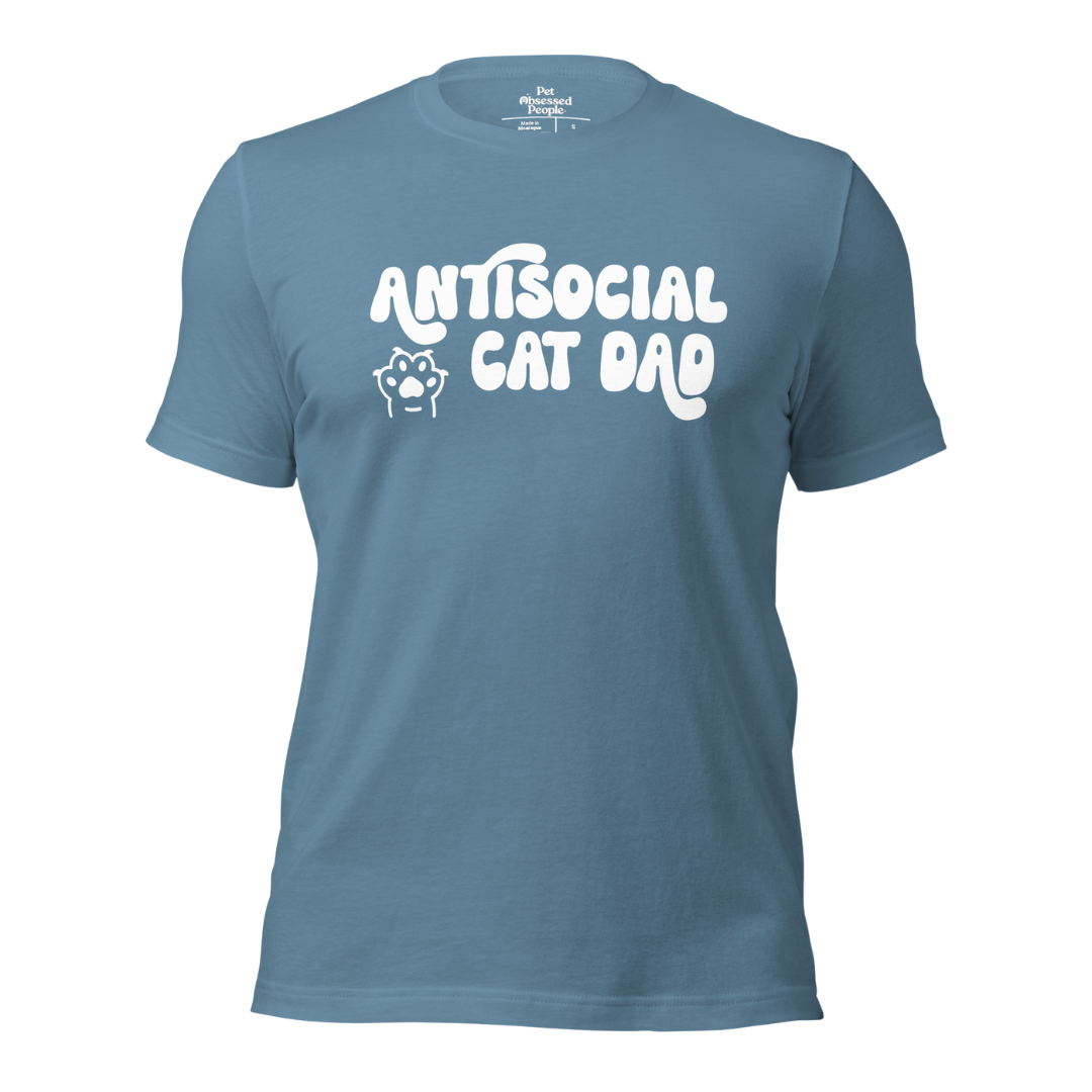 Antisocial Cat Dad Unisex Tee