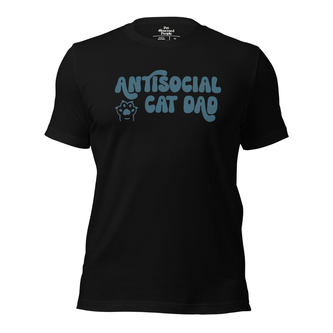 Antisocial Cat Dad Unisex Tee