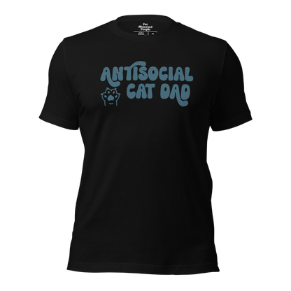 Antisocial Cat Dad Unisex Tee