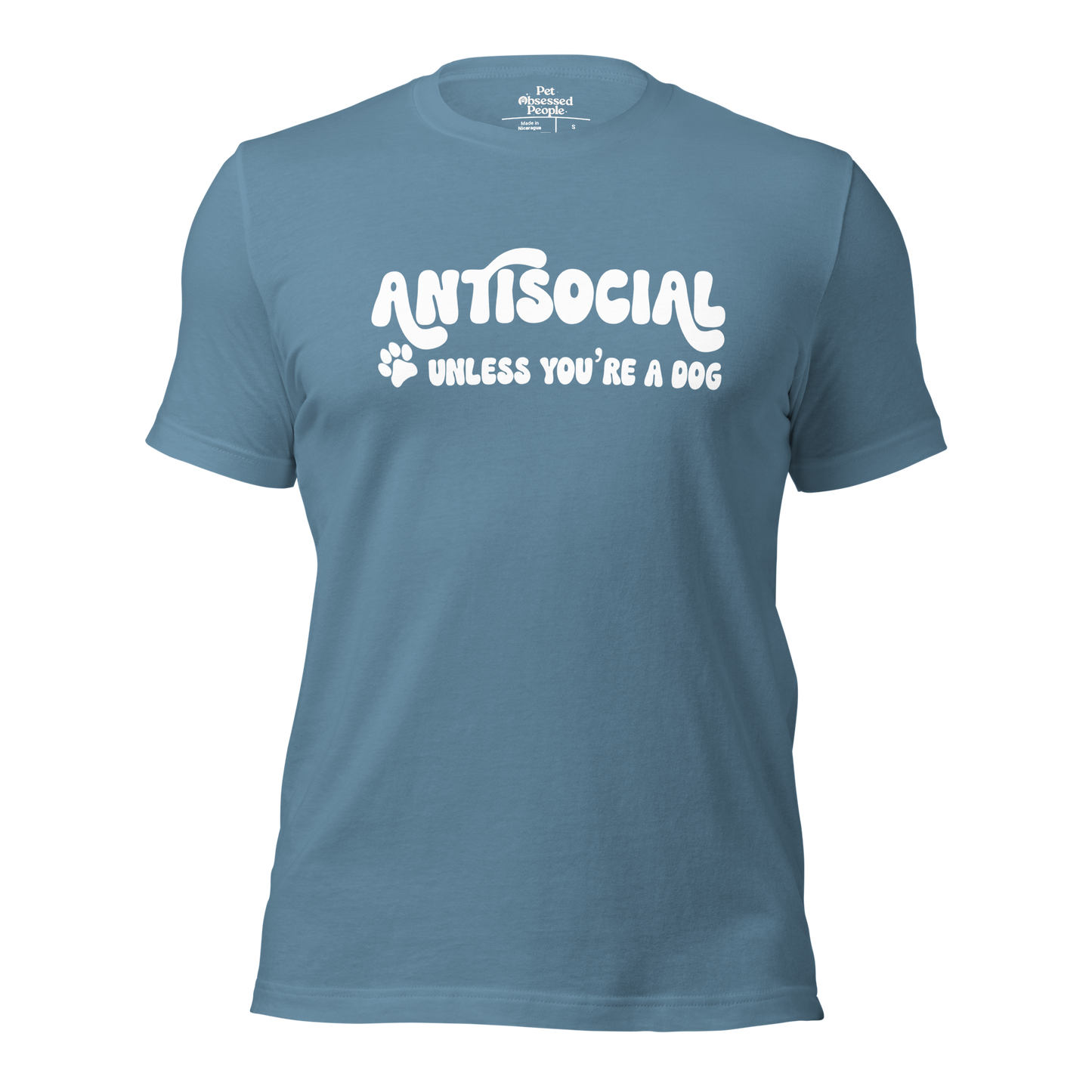 Antisocial Unless Youre A Dog tee | Dog Parent shirt | Pet Obsessed People