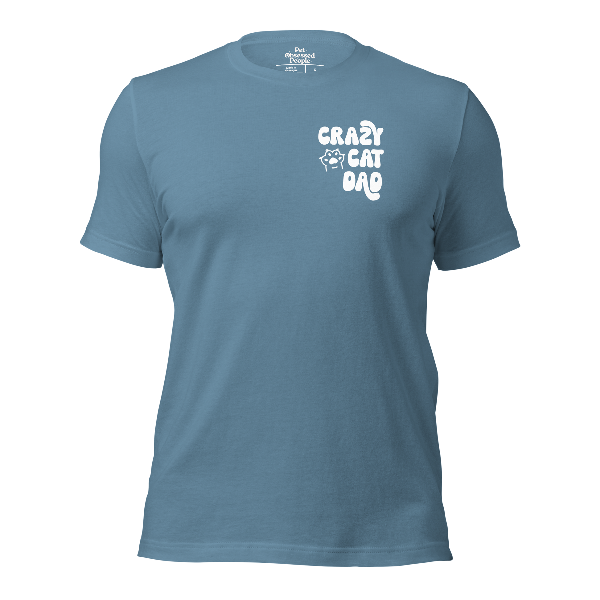 Crazy Cat Dad Tee | Pet Obsessed People