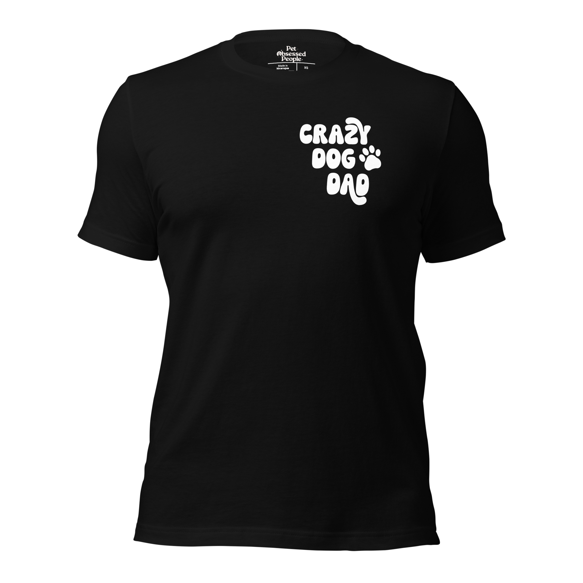 Crazy Dog Dad | Pet Parent Tee | Gifts for Him | Dog Dad | Pet Obsessed People
