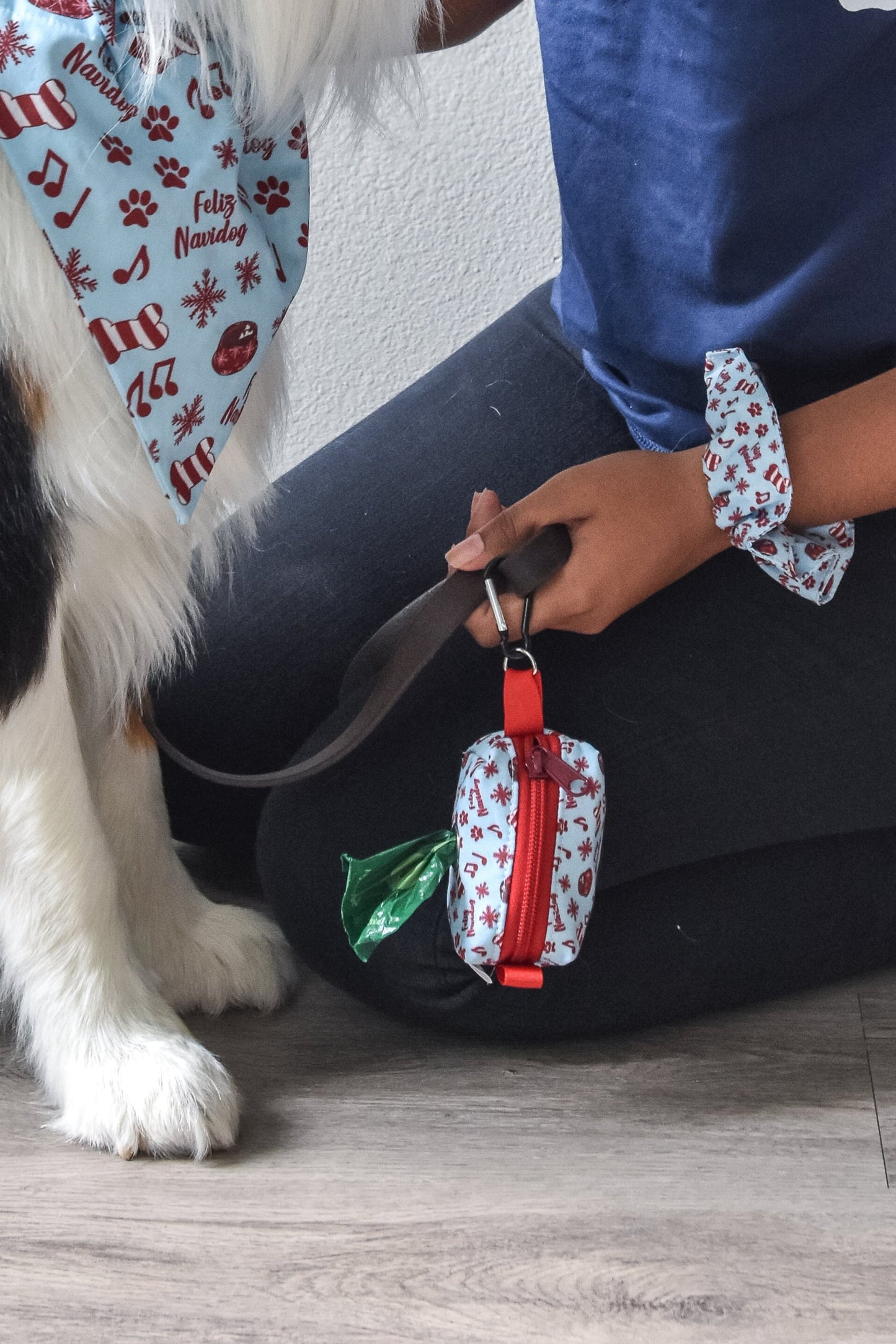 Feliz Navidog - Hands Free Dog Poop Bag Holder