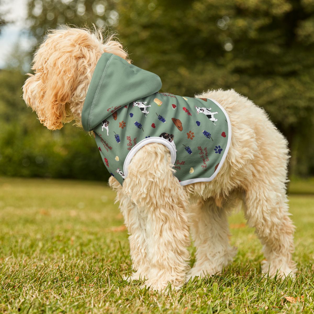 i Love-A-Bull so much - Pet Hoodie