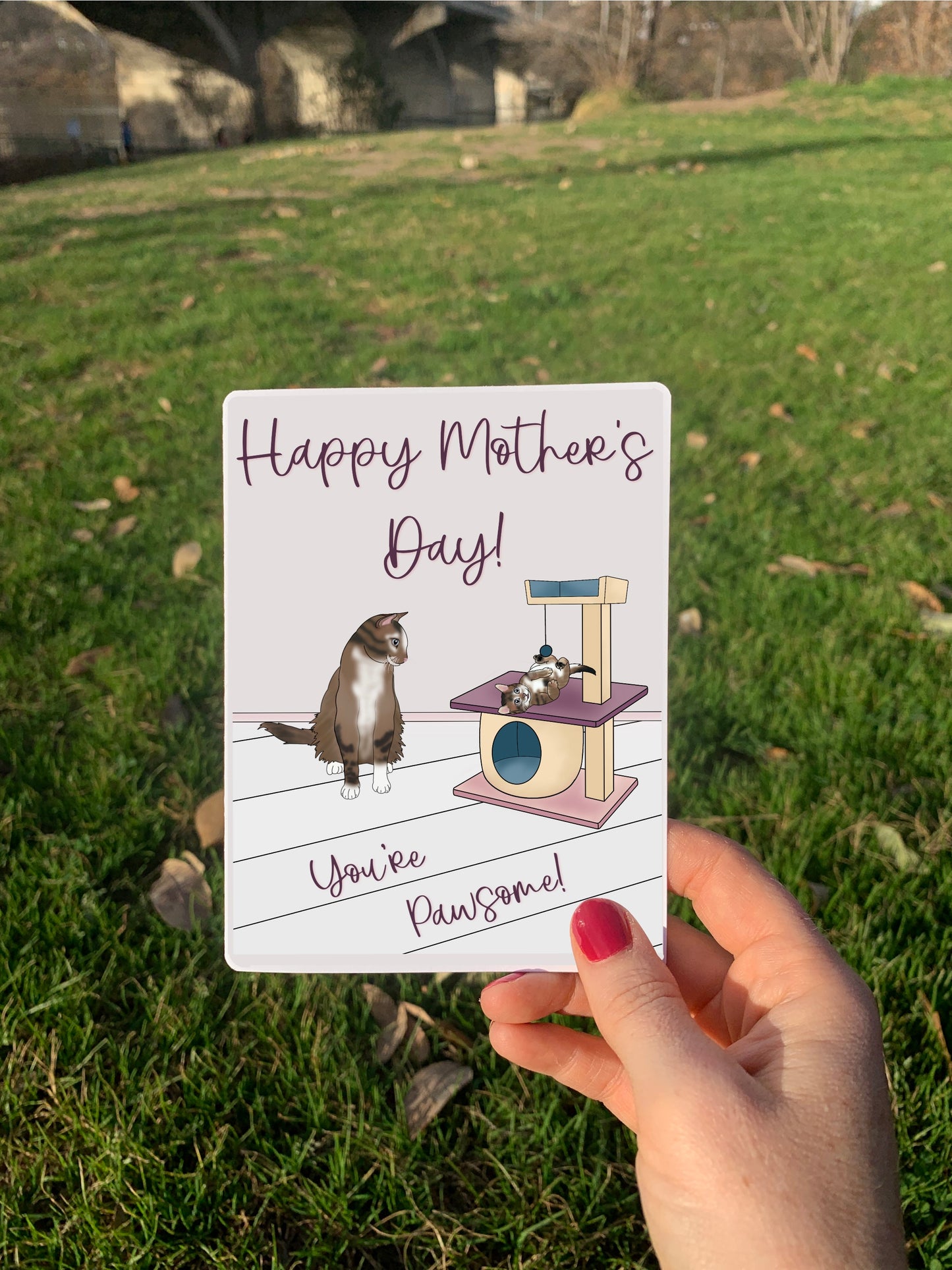 Eco-Friendly Mother's Day Cards Featuring Cats and Dogs - The Perfect Way to Celebrate Mom and the Planet!" (Sassy and Sweet Options)