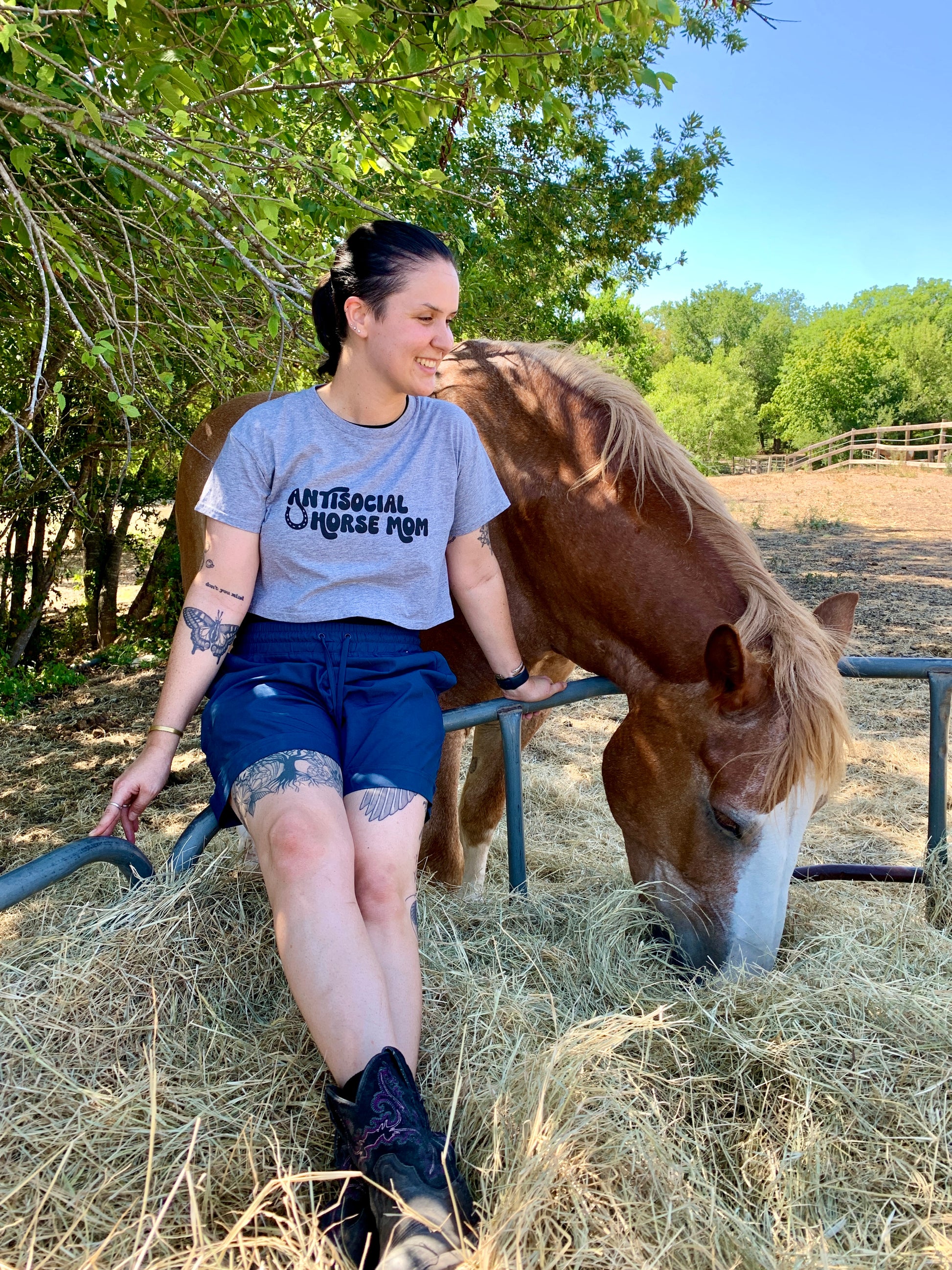 Antisocial Horse Mom | Cowgirl Shirt | Pet Obsessed People