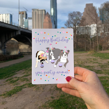 Birthday Card | Party Animal | Soul Feat