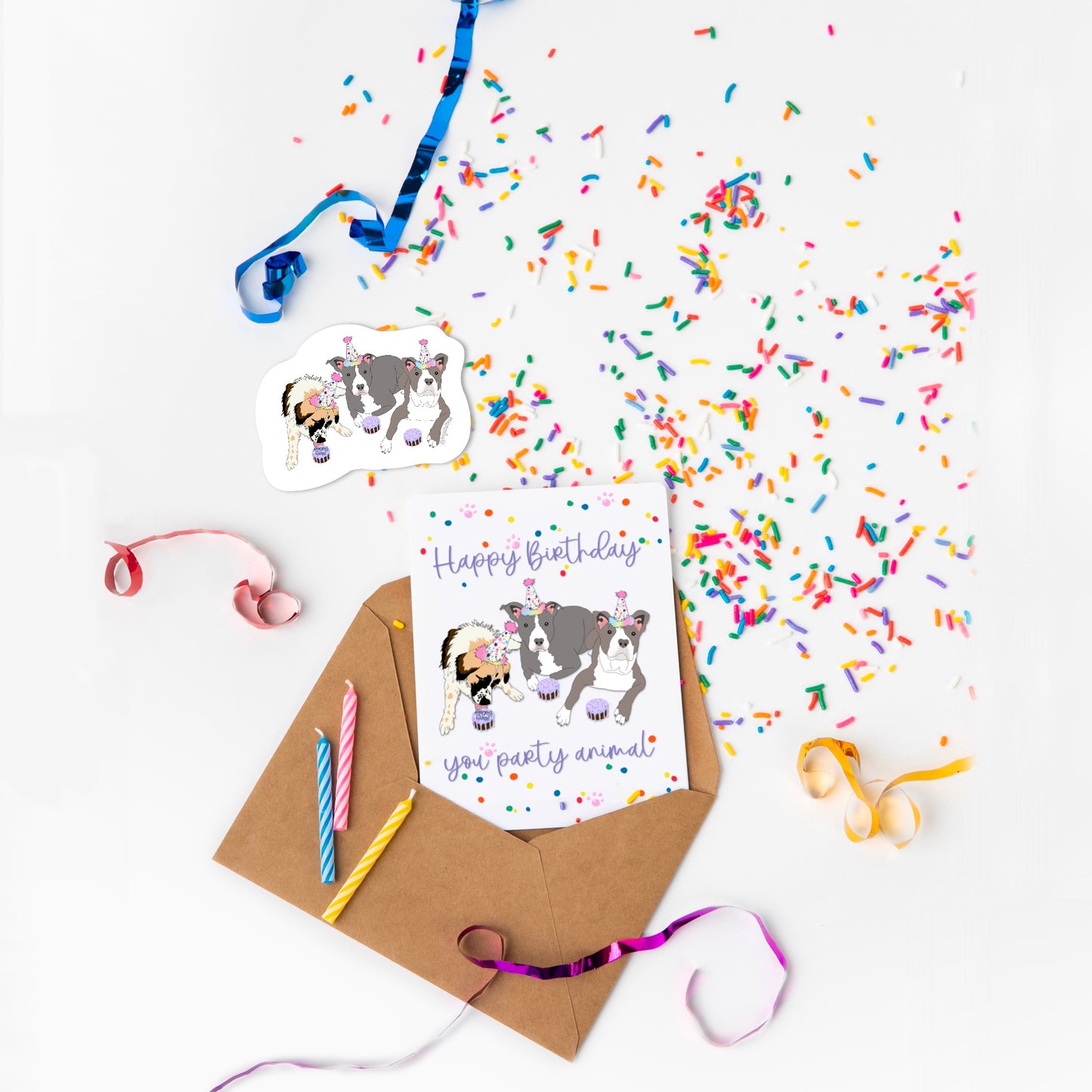 Birthday Card | Party Animal | Soul Feat