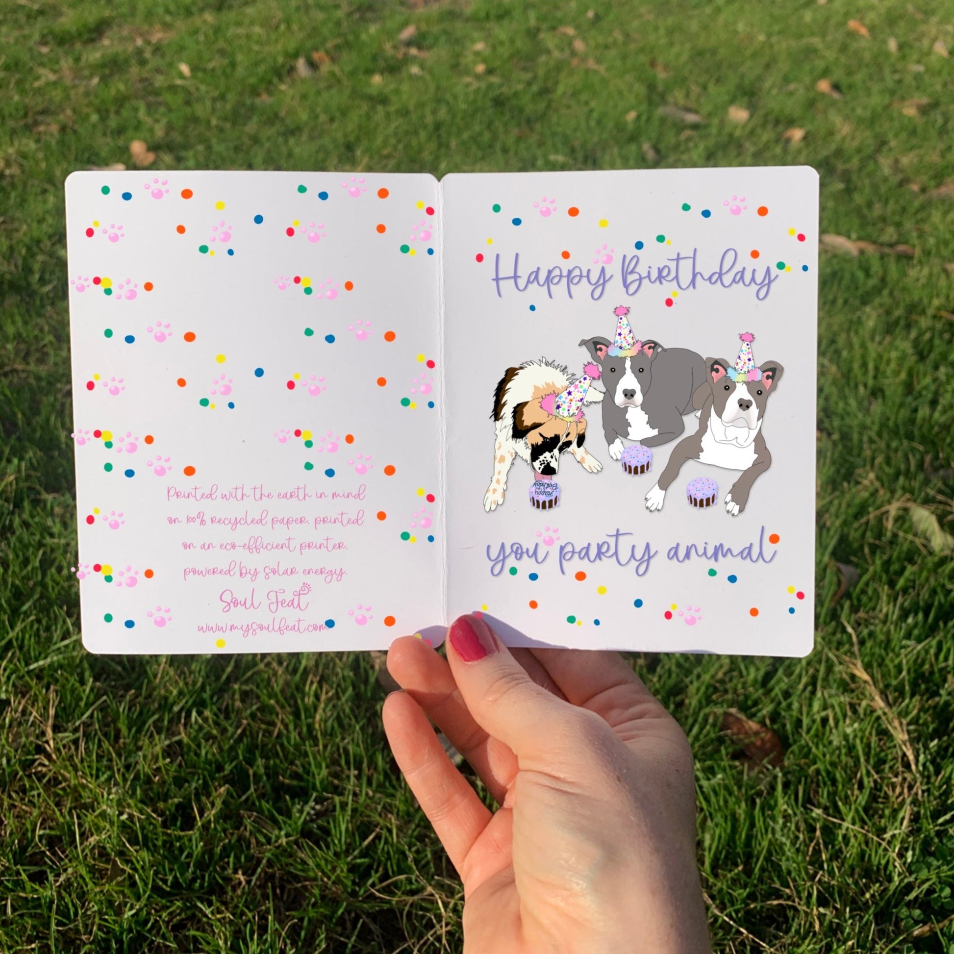 Birthday Card | Party Animal | Soul Feat