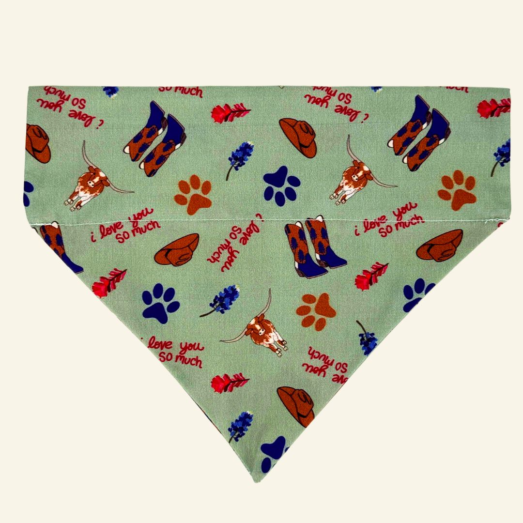 i Love You So Much Pawstin - Pet Bandanas