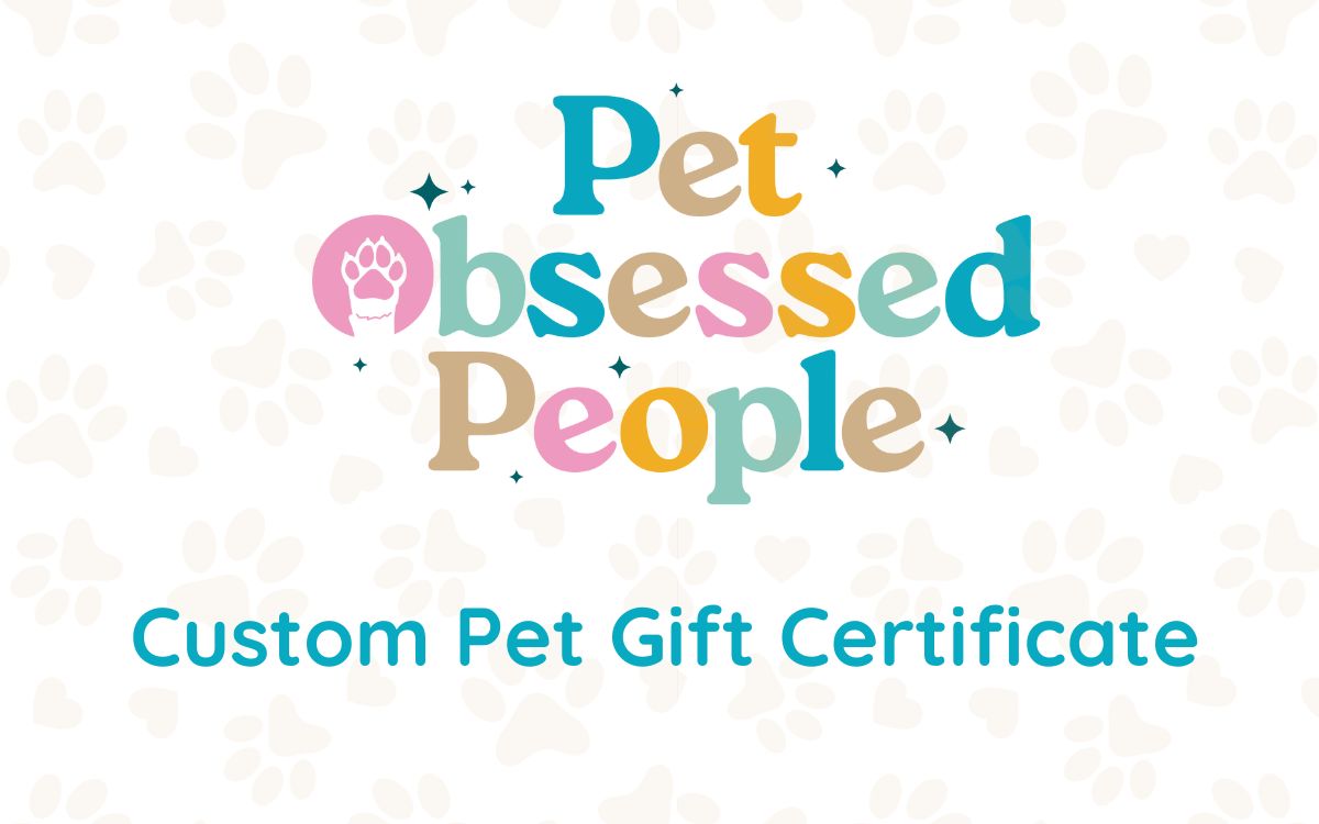 Custom Pet Drawing and Pattern Gift Certificate