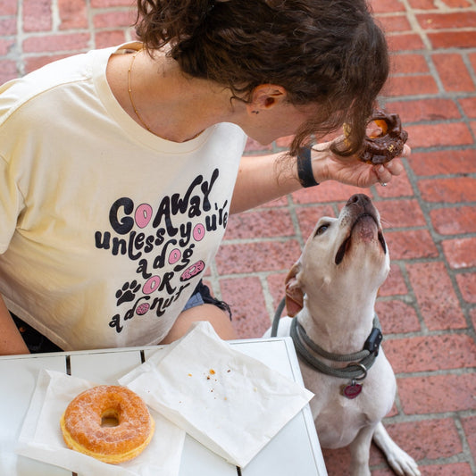 Dog and Donut Go Away Crop | Pet Obsessed People