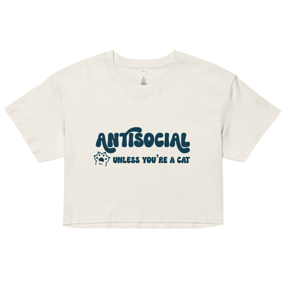 Antisocial Unless You're A Cat Crop