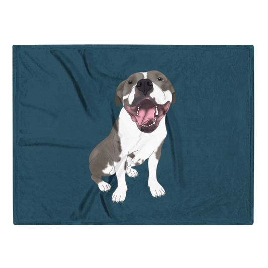 Custom Pet Blanket - Pet Portrait Only