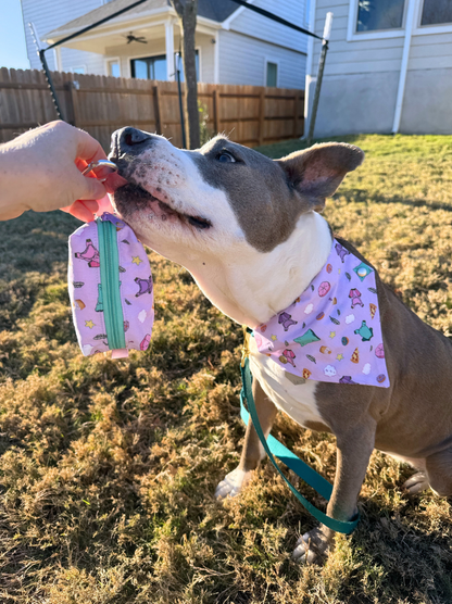 Pajama Pawty Treat Pouch With Food Safe Lining