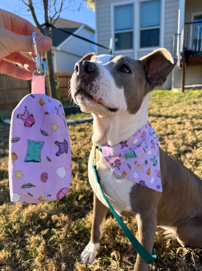 Pajama Pawty Treat Pouch With Food Safe Lining