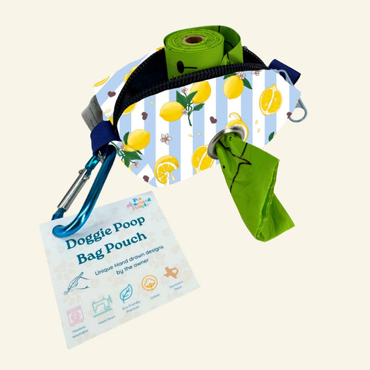 Tudo Beleza Lemon - Hands Free Dog Poop Bag Holder  (Pre Order)