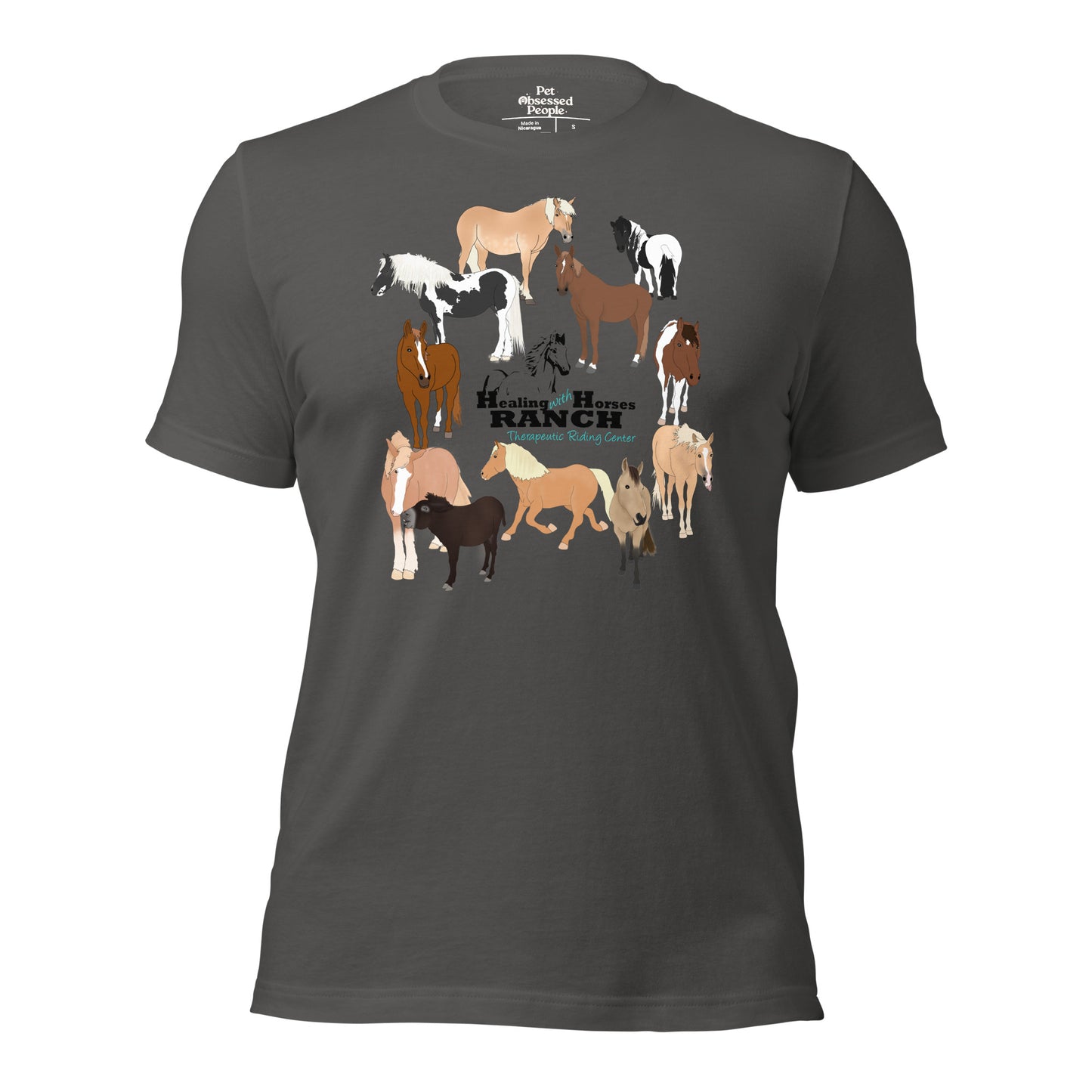 Soulful Steeds Healing With Horses Unisex t-shirt