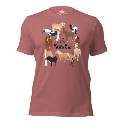 Healing With Horses Herd Unisex t-shirt