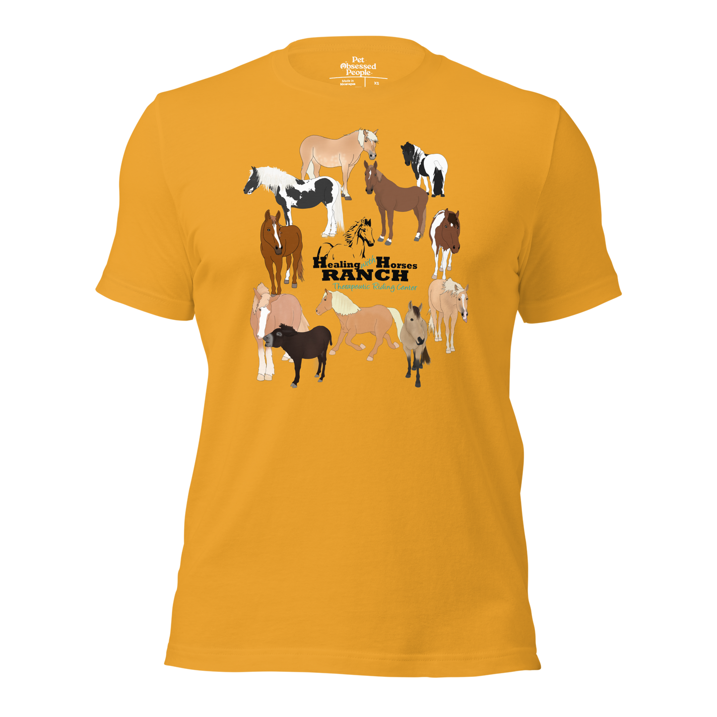 Healing With Horses Herd Unisex t-shirt