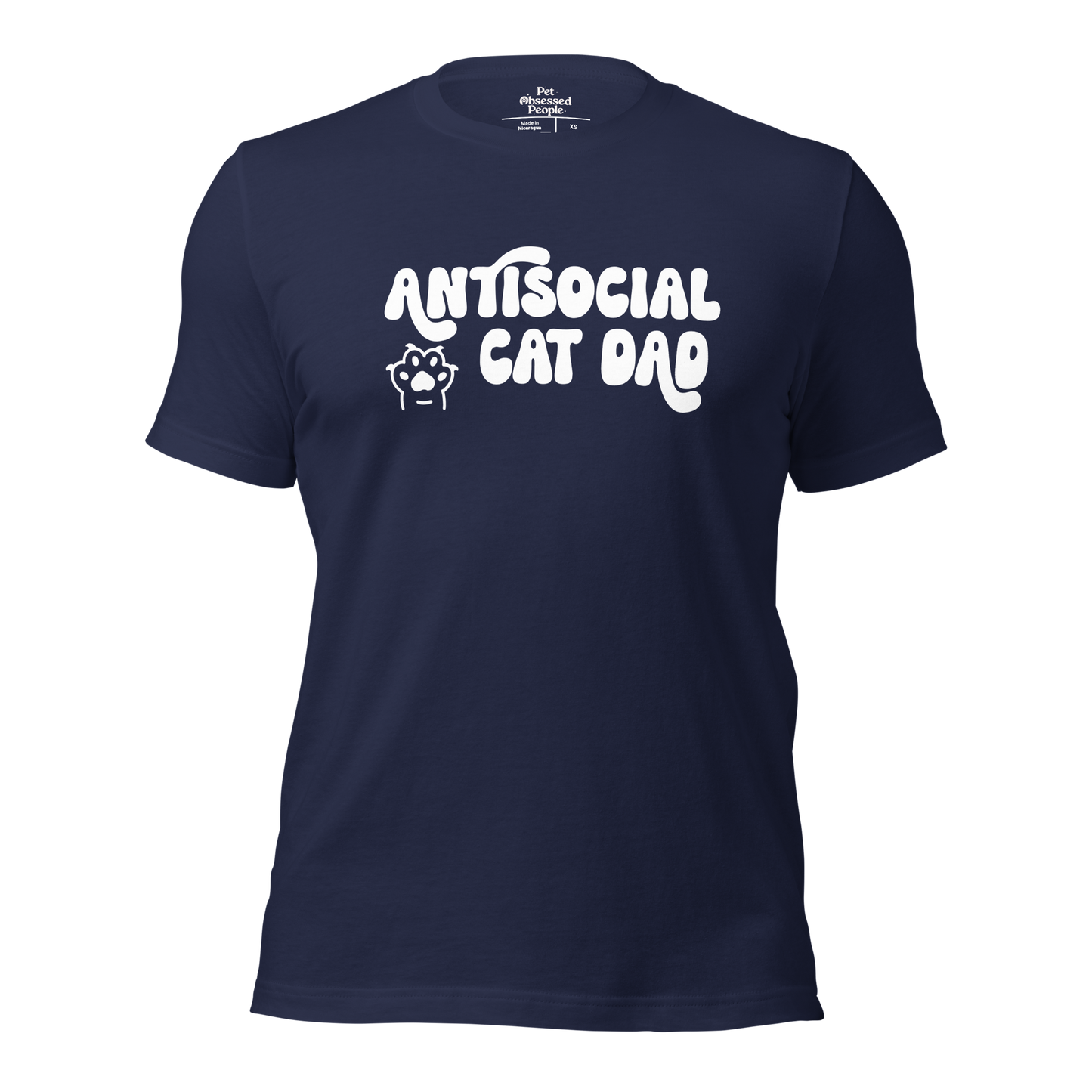 Antisocial Cat Dad Unisex Tee