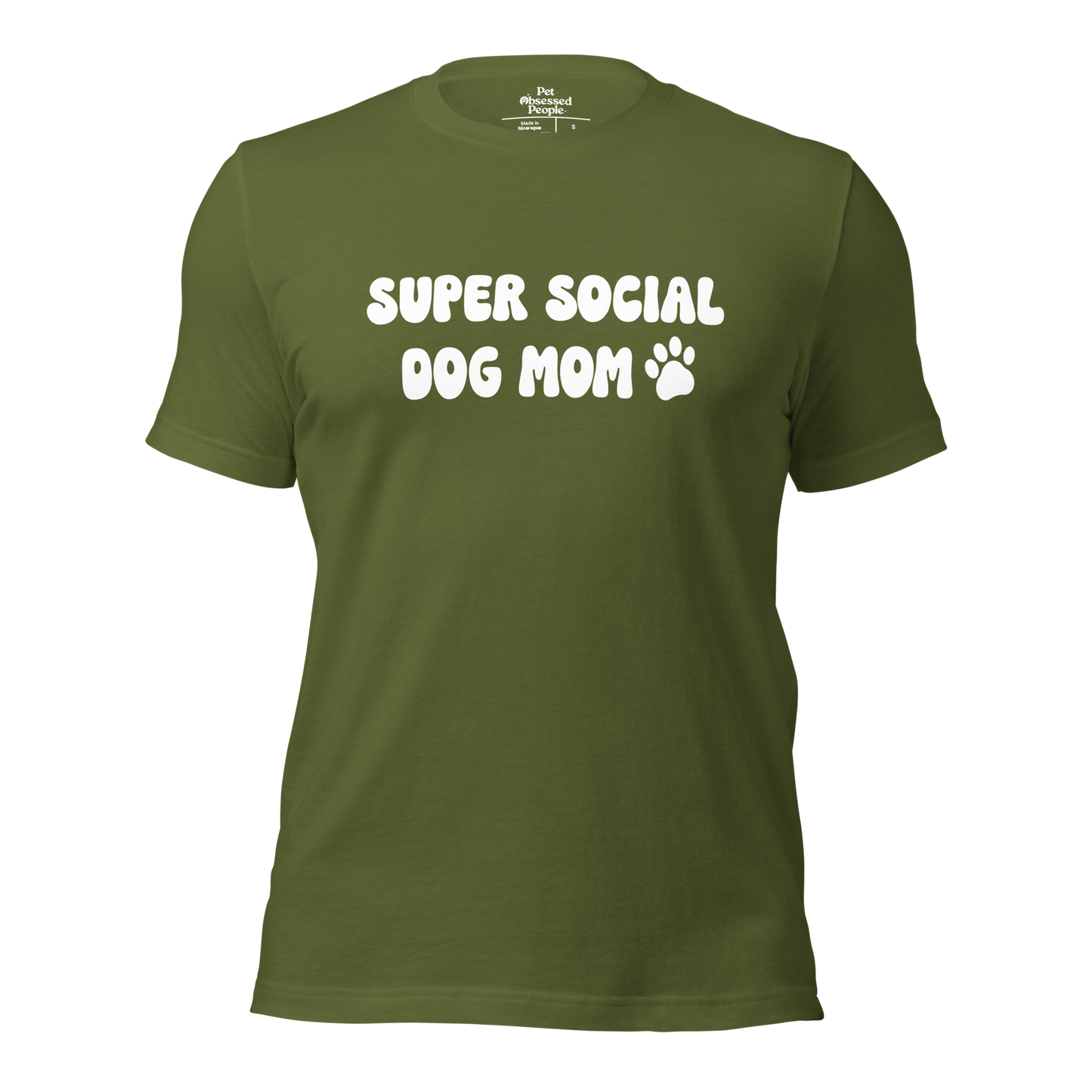 Super Social Dog Mom Unisex Tee