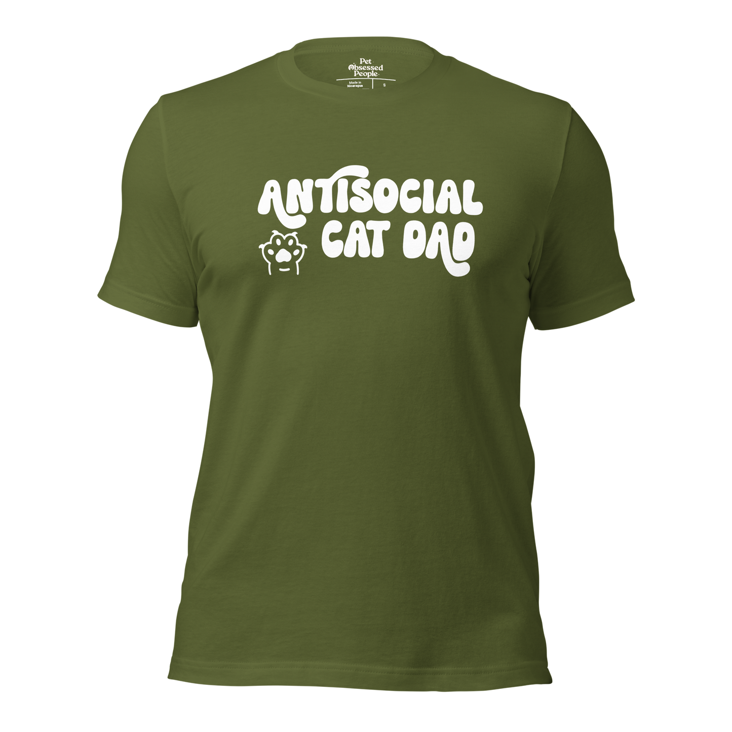 Antisocial Cat Dad Unisex Tee