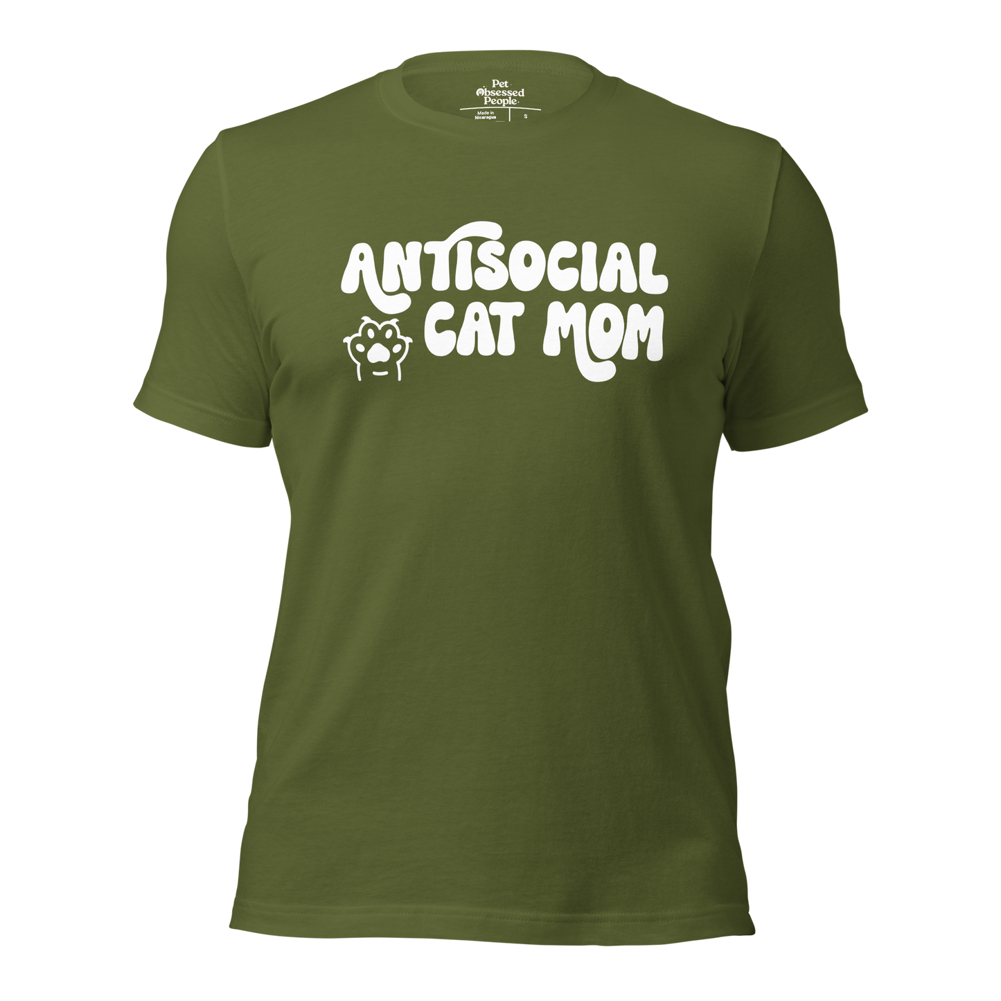 Antisocial Cat Mom Unisex Tee