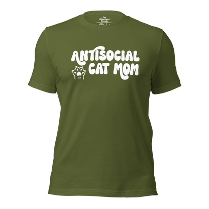 Antisocial Cat Mom Unisex Tee